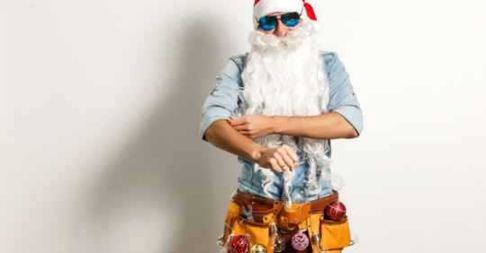 plumber Santa